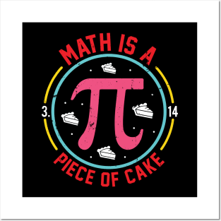 Heart Pi Day Funny Graphic Math Teacher for Women Kids Men Posters and Art